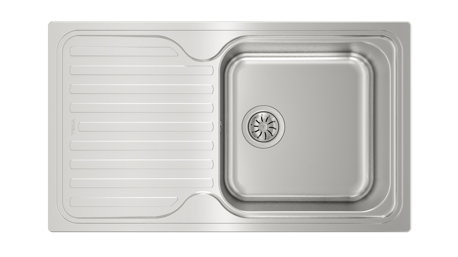 Fregadero Teka Classic 1 Seno 1 Escurridor Reversible 3½ con Rebosadero SF U/D