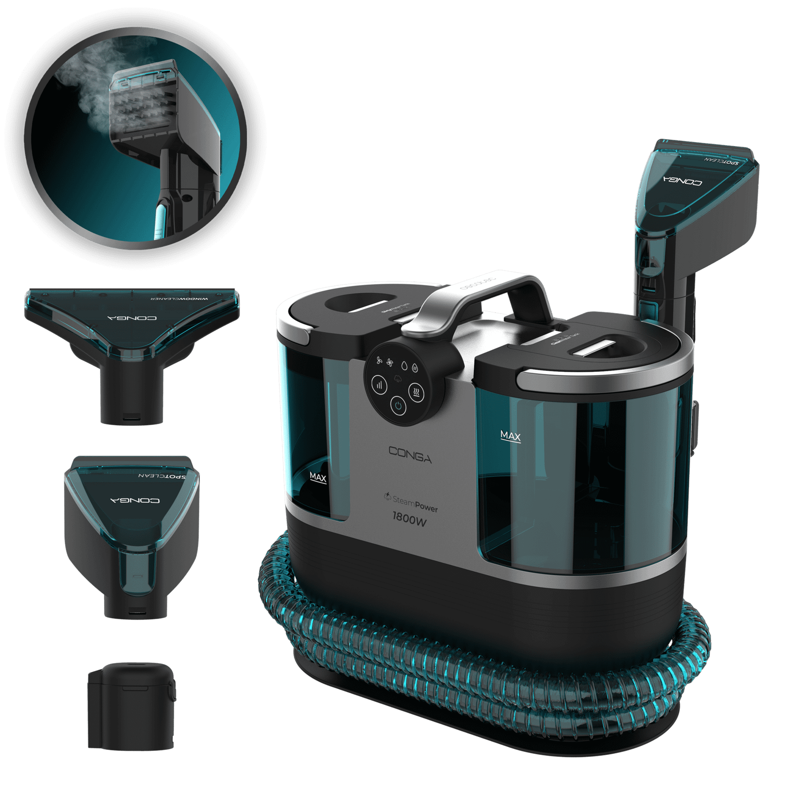 Aspirador Cecotec Conga 7000 Carpet&Spot Clean Steam Max