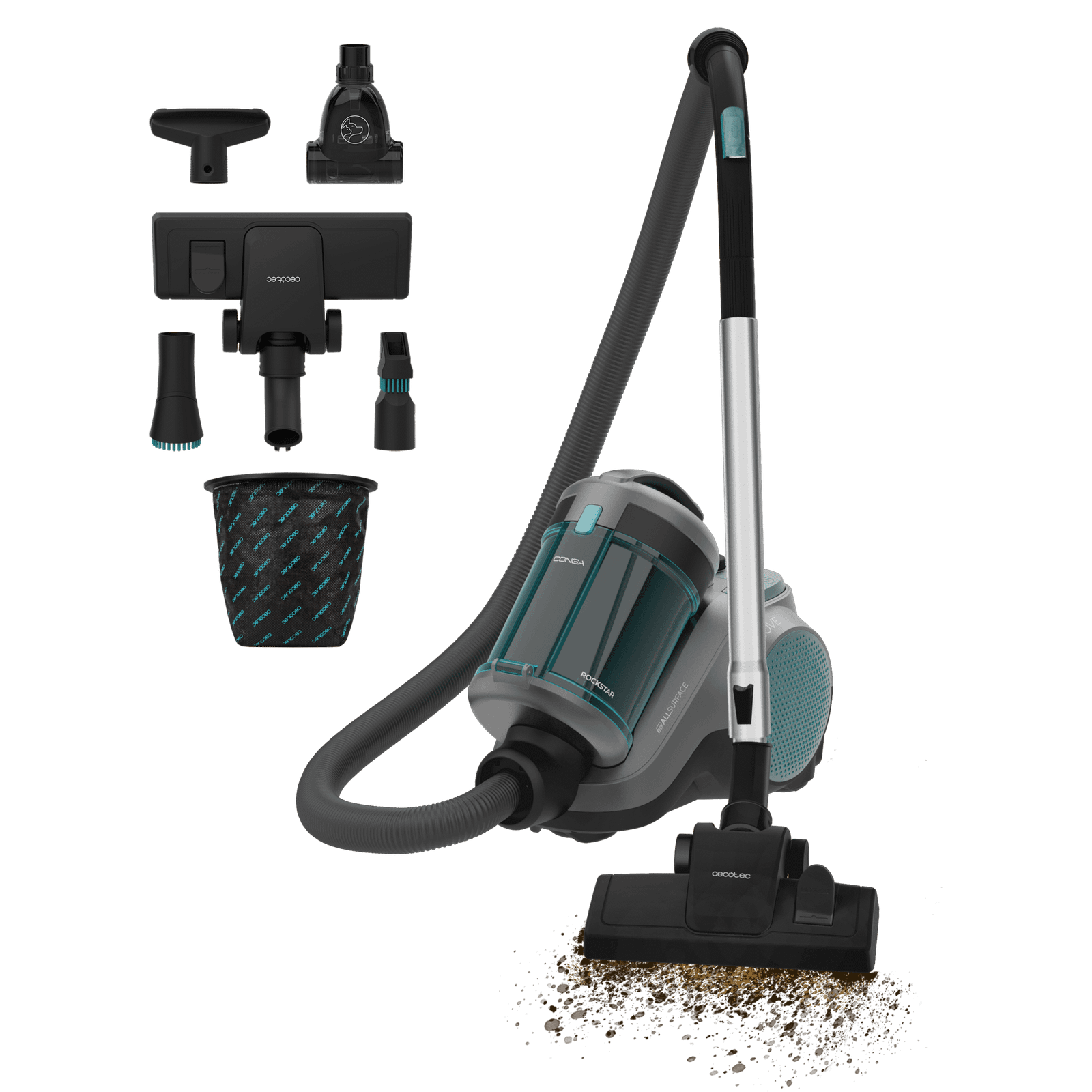 Aspirador Cecotec Conga Rockstar Cyclonic Powerbag