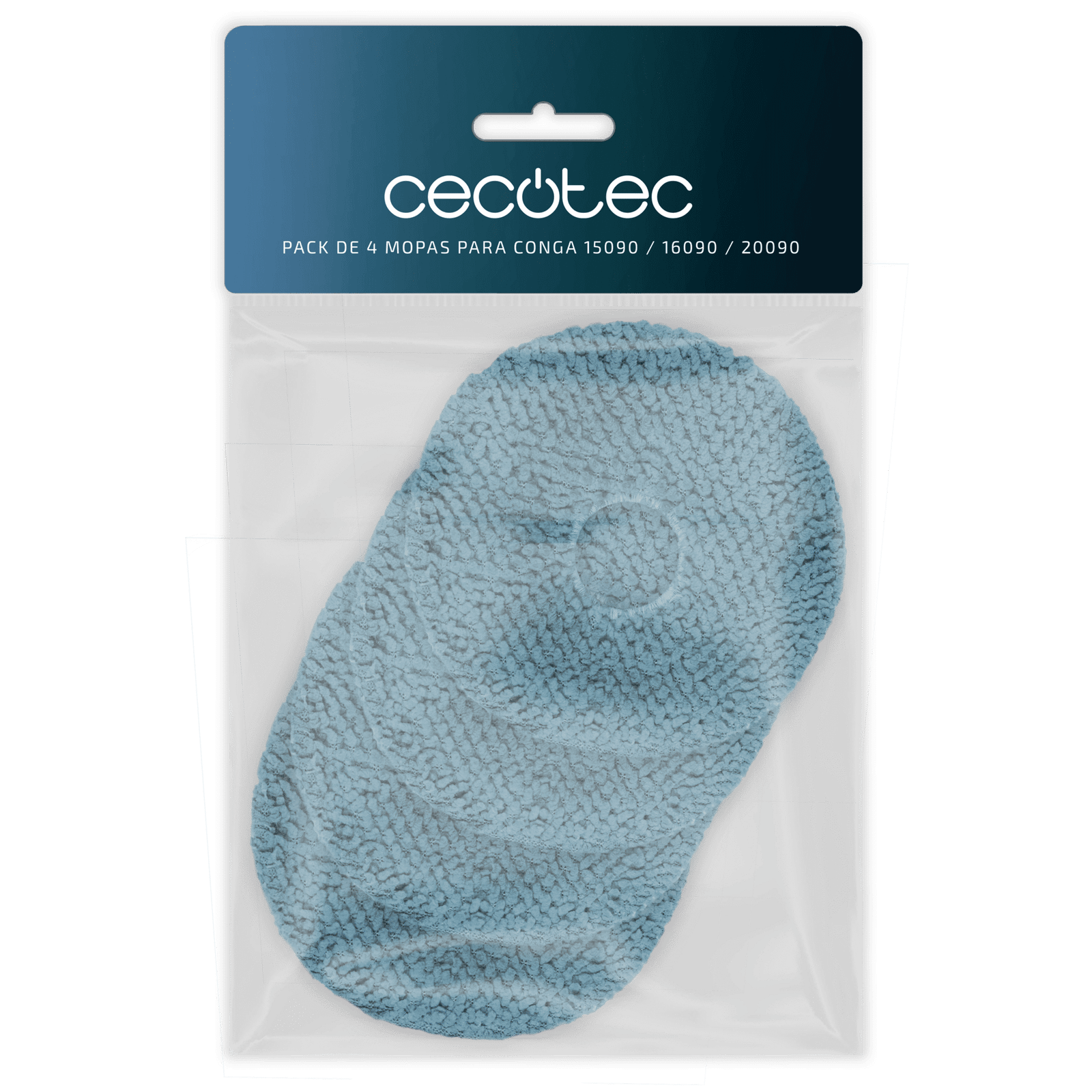 Aspirador Cecotec Pack de 4 mopas para Conga 15090 / 16090 / 20090