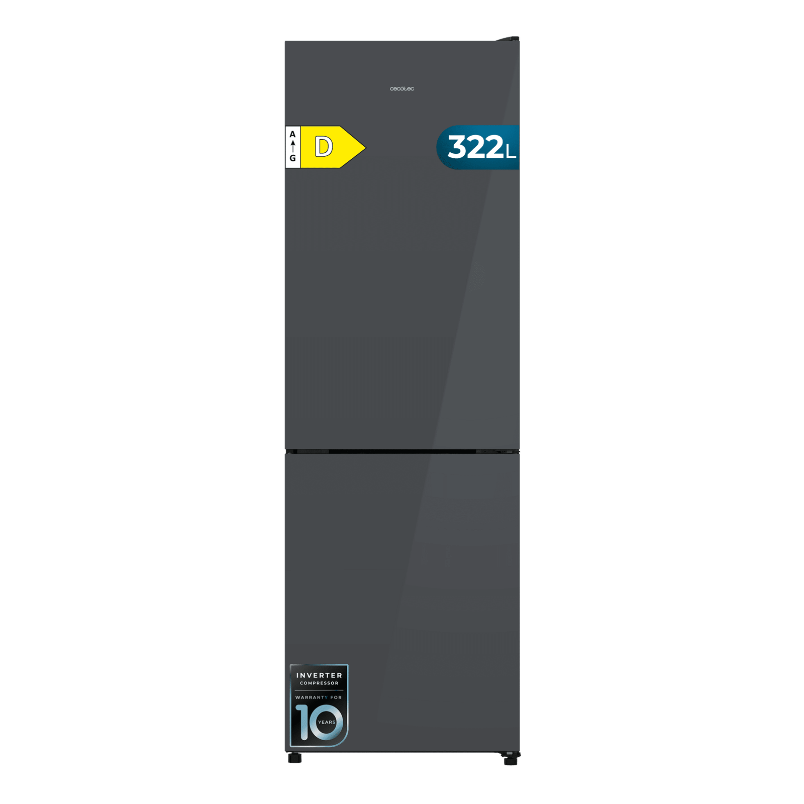 Cecotec Bolero CoolMarket Combi 322i Grey Glass D