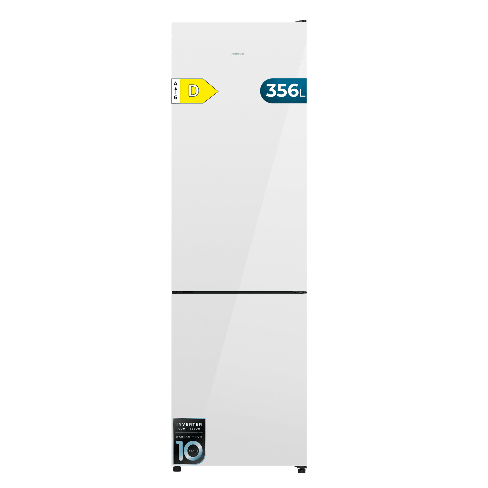 Cecotec Bolero CoolMarket Combi 356i White Glass D