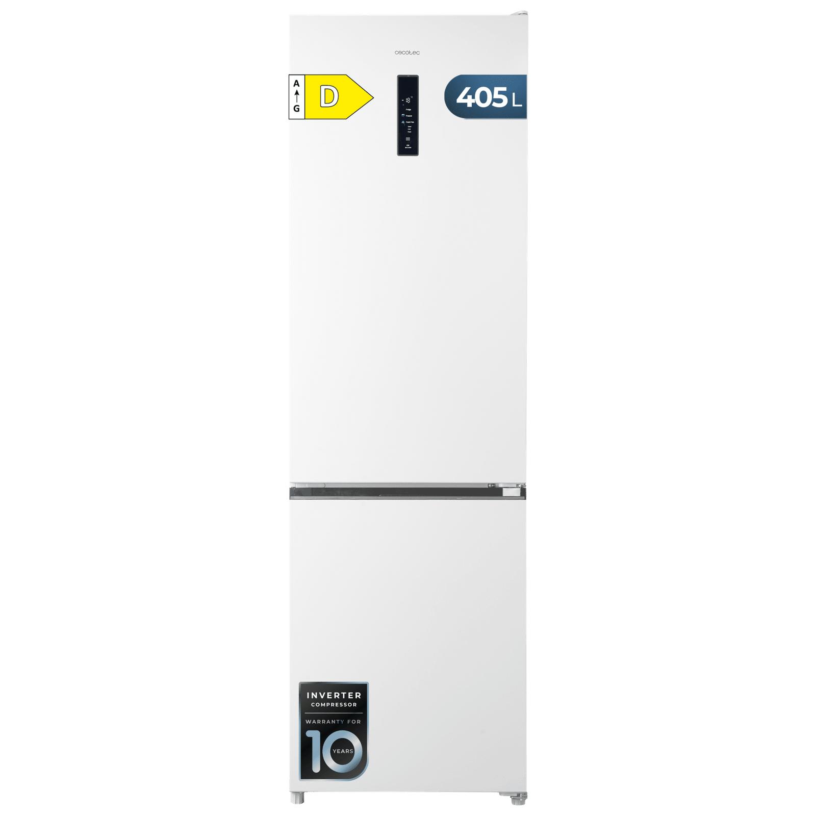 Cecotec Bolero CoolMarket Combi 405 WL White Inox D