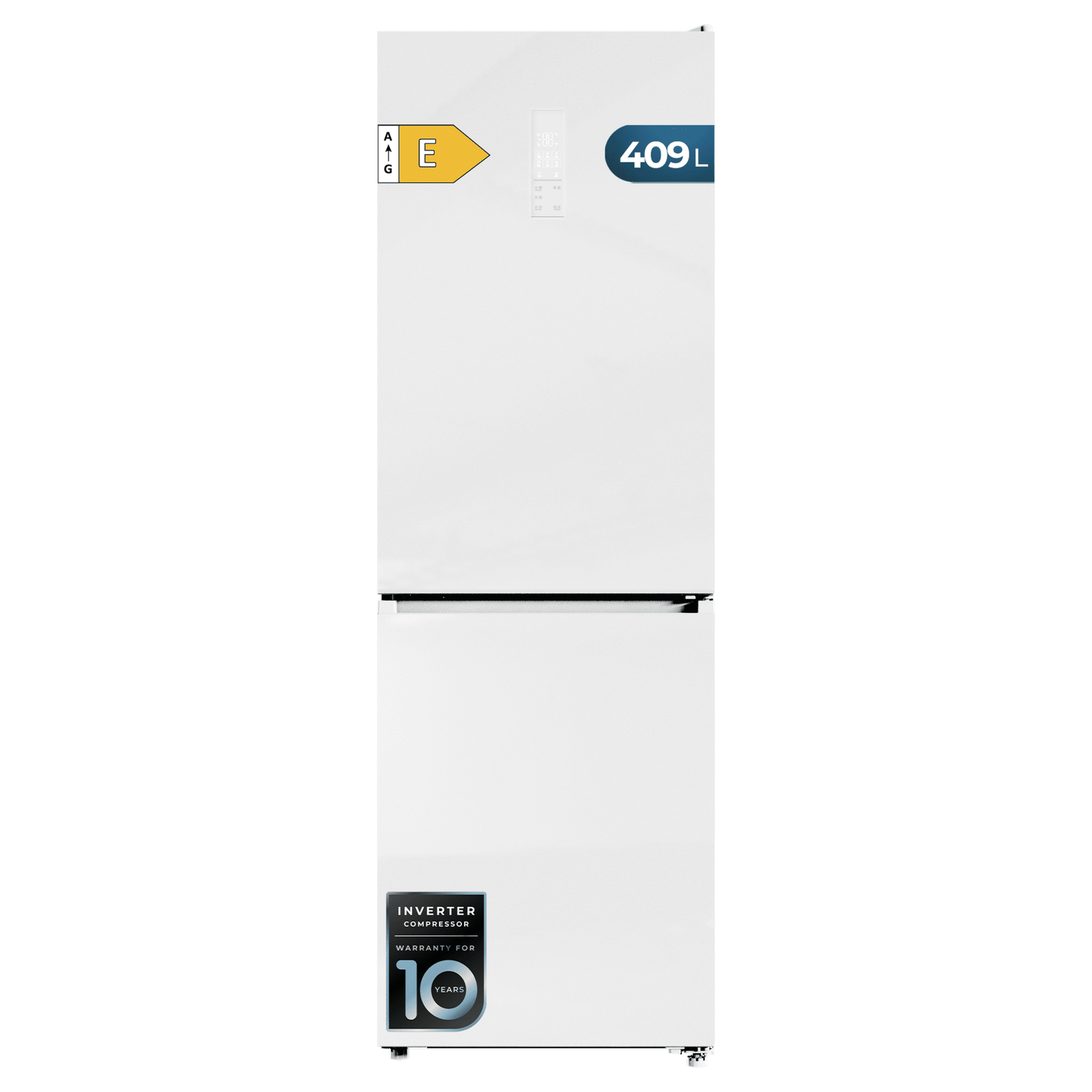 Cecotec Bolero CoolMarket Combi 409 White Glass C