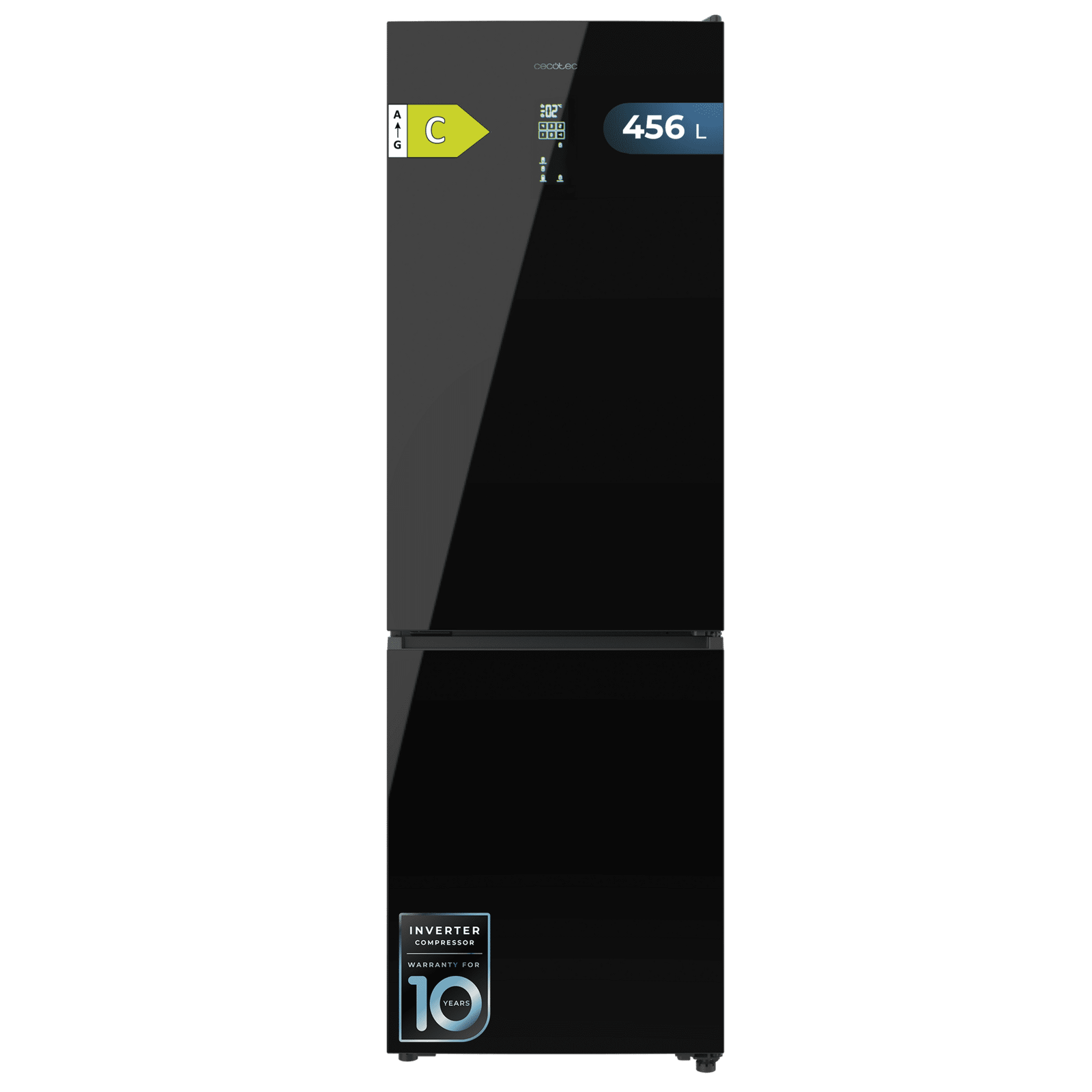 Cecotec Bolero CoolMarket Combi 456 Black Glass C