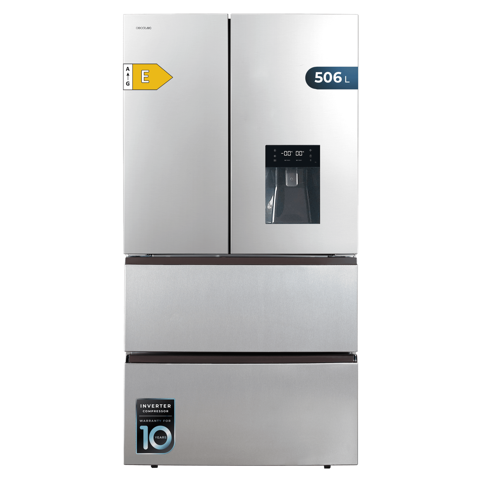 Cecotec Bolero CoolMarket FD 510 WD Inox Total E