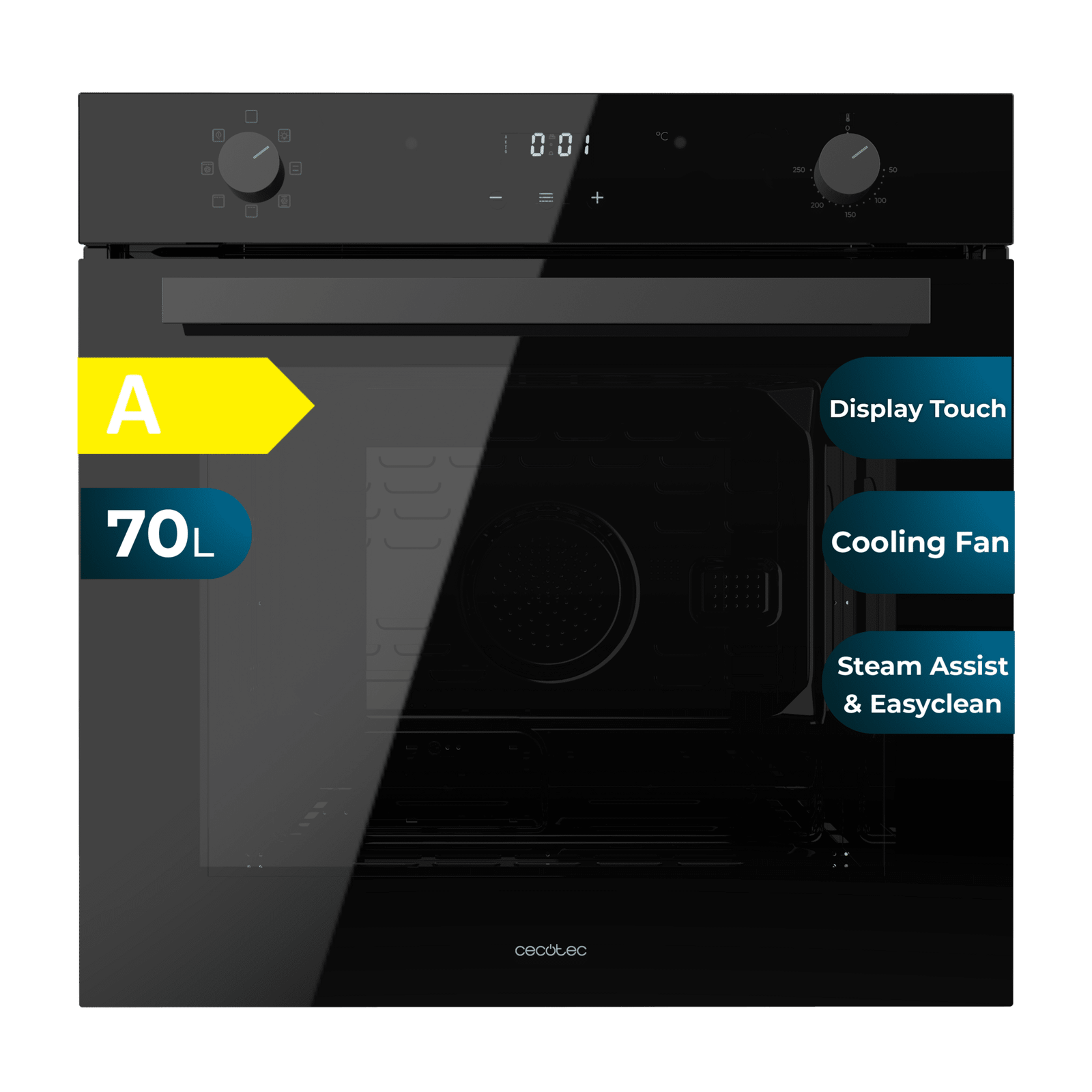 Cecotec Bolero Hexa M226001 Glass Black A