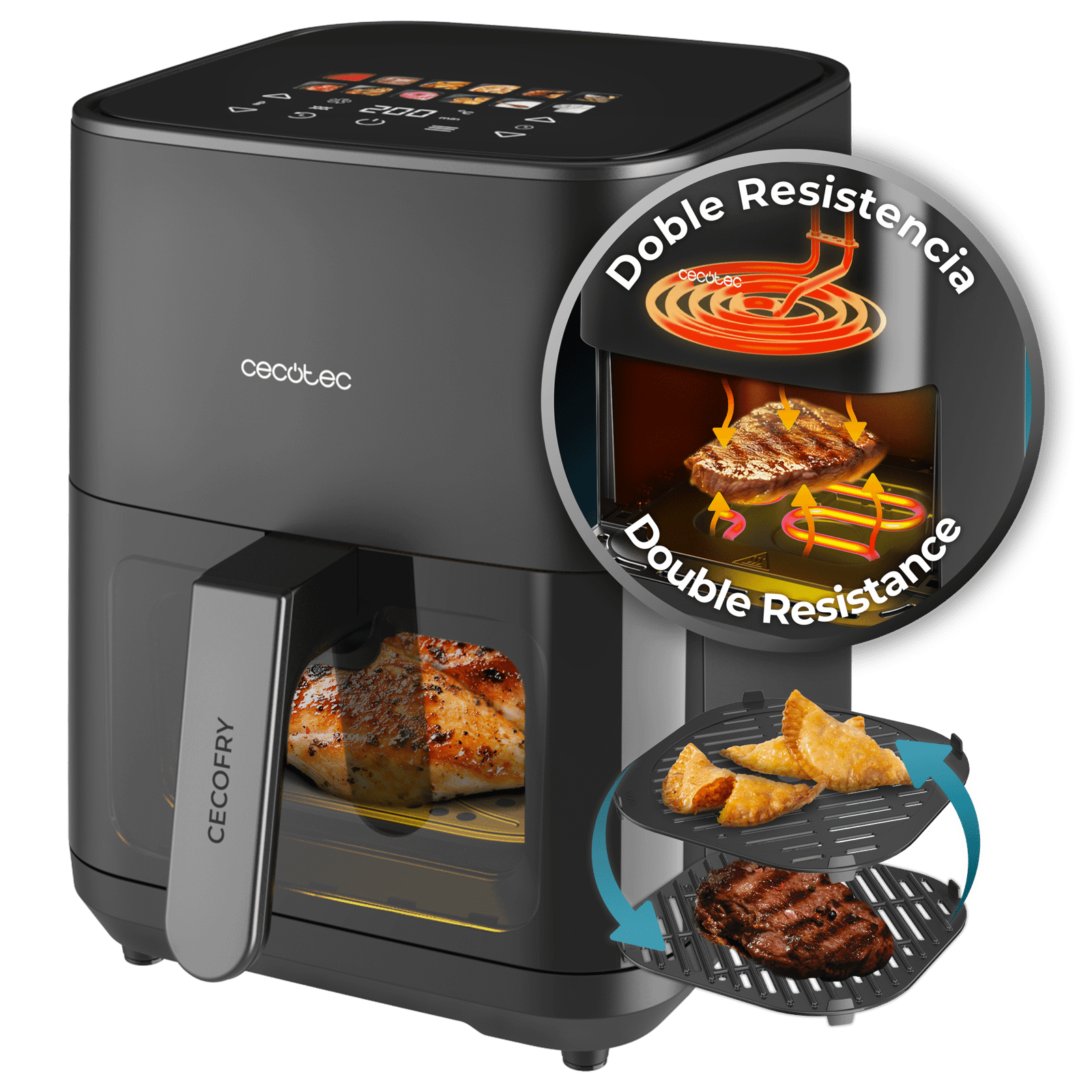 Cecotec Cecofry&Grill Duoheat 4000