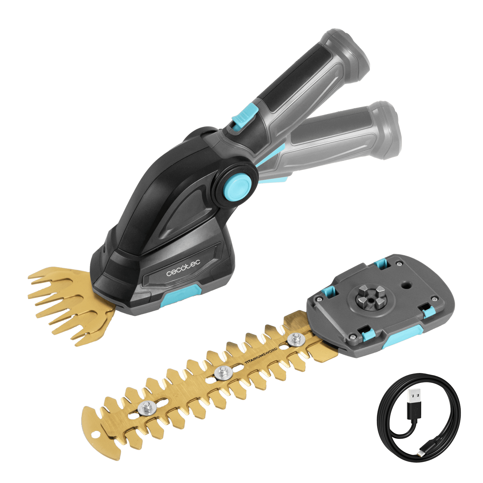 Cecotec Cortasetos TitaniumSword 2000 Hand