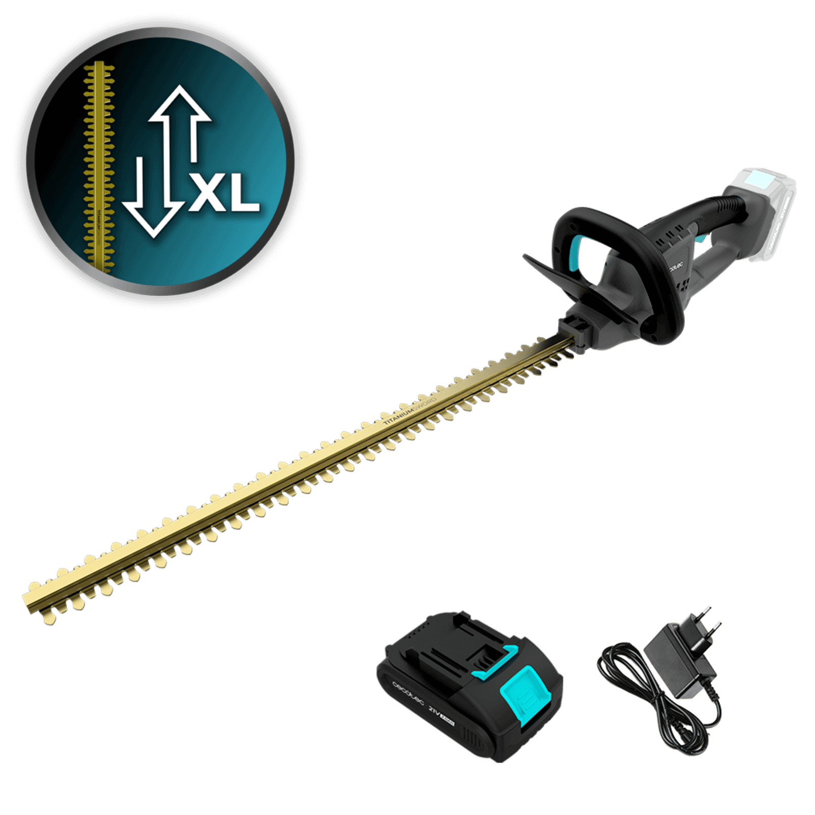 Cecotec Cortasetos TitaniumSword 6100 XL Freemove
