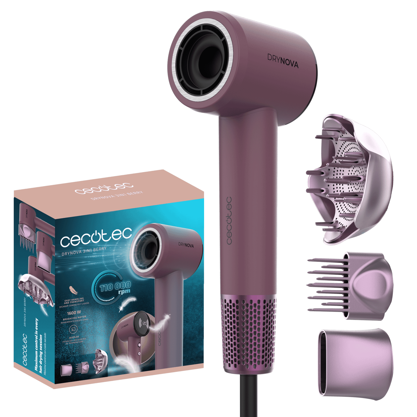 Cecotec DryNova 3in1 Berry