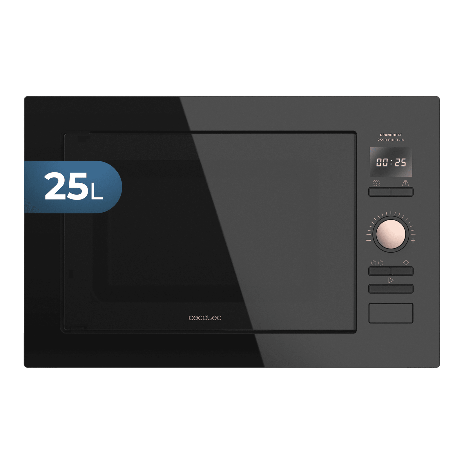 Cecotec Microondas Encastrable GrandHeat 2590 Built-in BlackRose