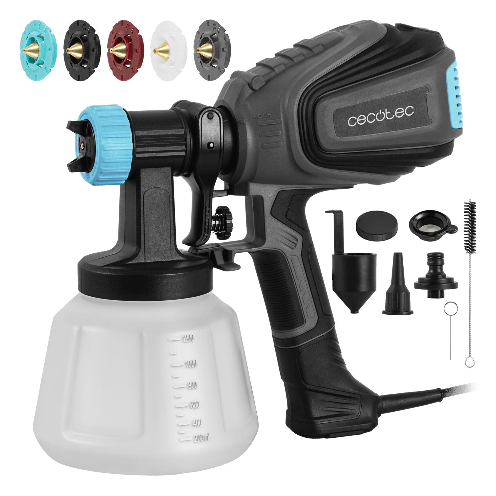 Cecotec Pistola de pintura TotalPaint 750