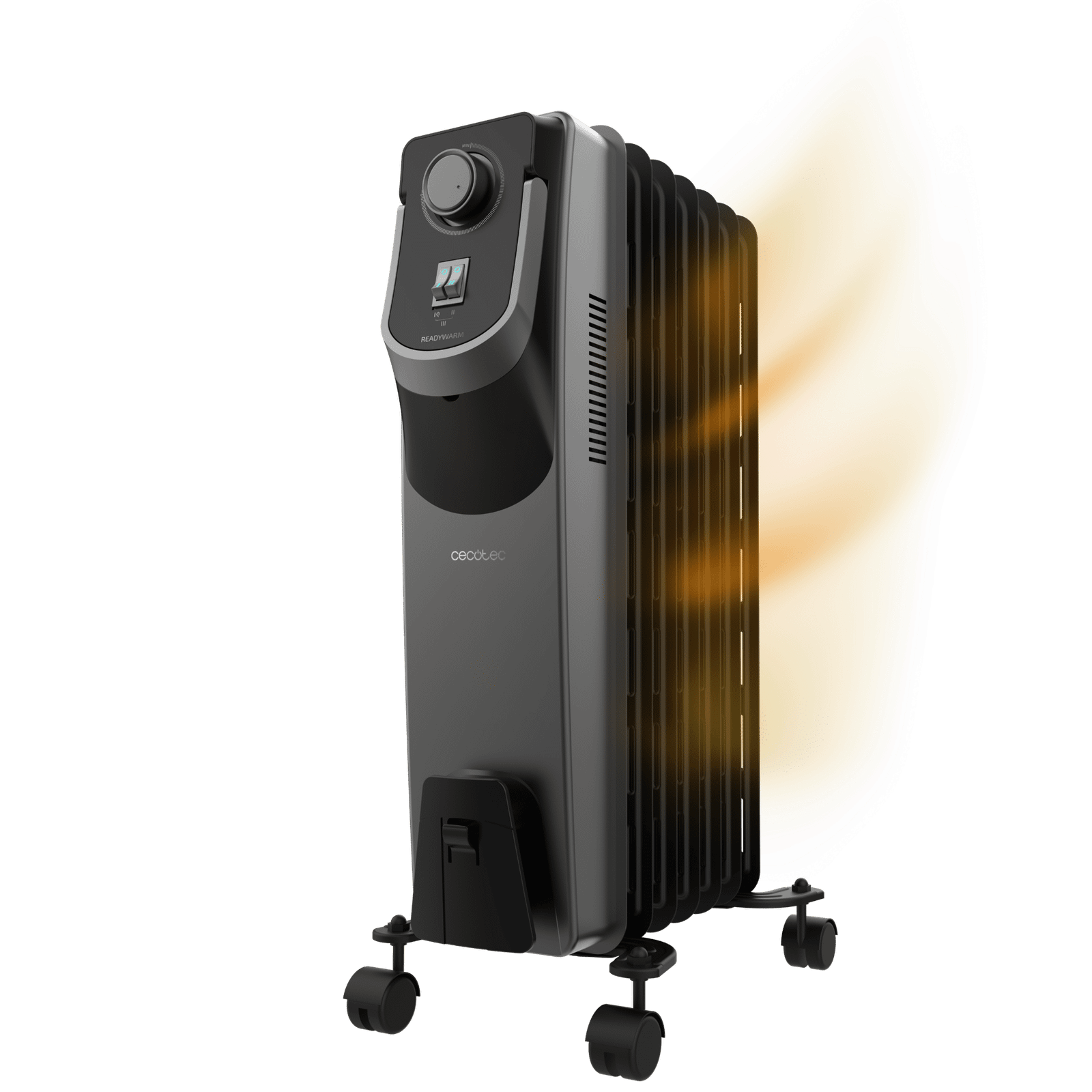 Cecotec Radiador de aceite readywarm 7000 space 360 black