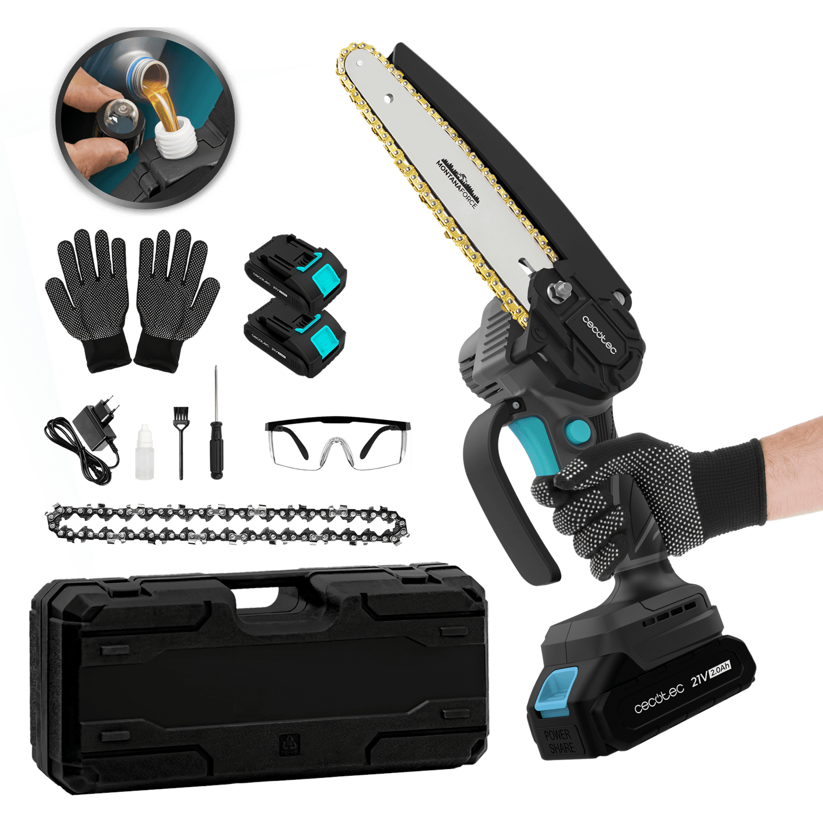 Cecotec Sierra de podar MontanaForce 6000 Hand