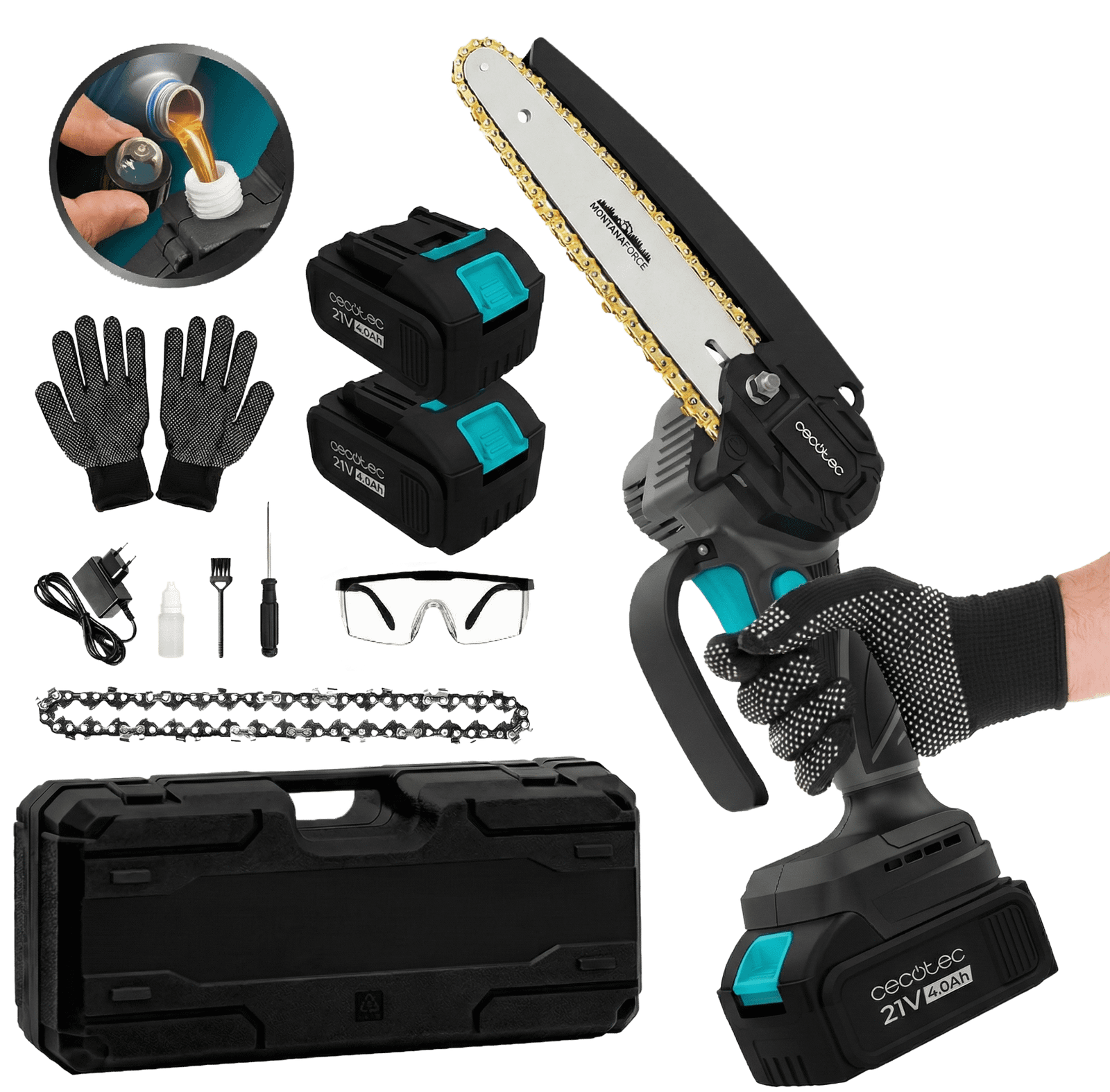 Cecotec Sierra de podar MontanaForce 6400 Hand