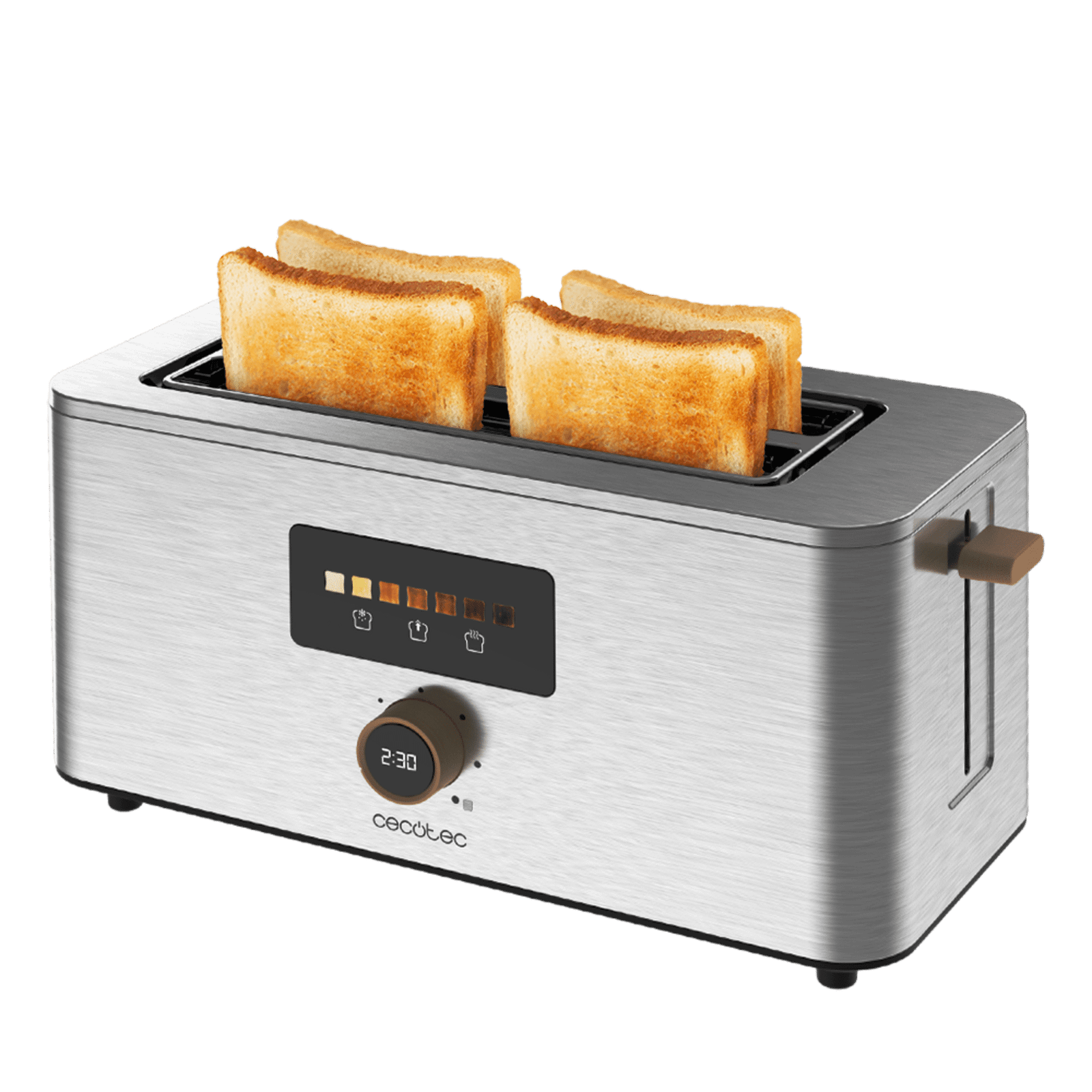 Cecotec Tostador vertical Touch&Toast Extra Double