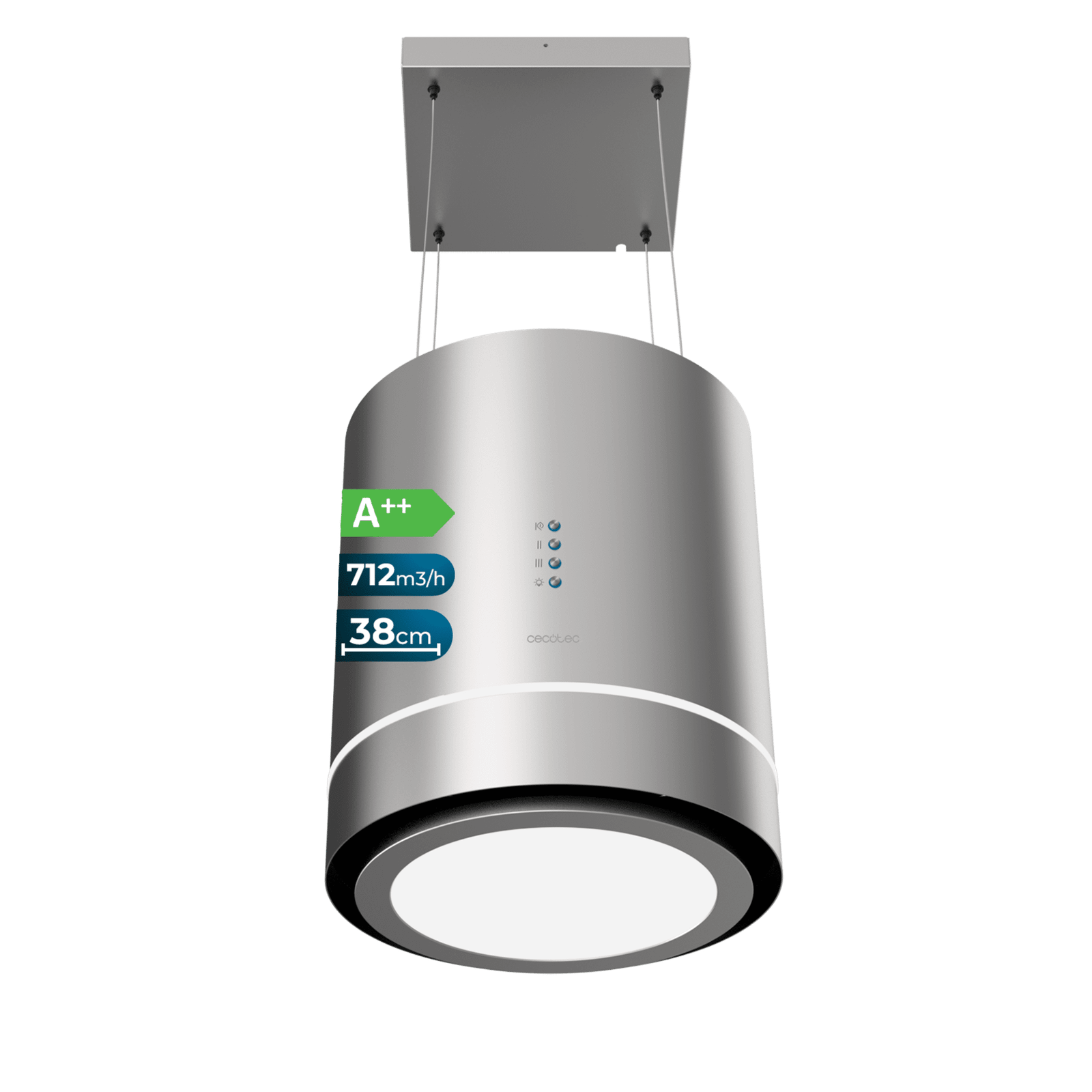 Extractora Cecotec Bolero Flux CRE 448000 Inox A++